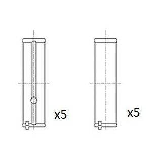 Pagrindiniai guoliai, alkūninis velenas FAI AutoParts BM1130-050