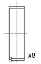 Guoliai dideliu galu FAI AutoParts BB2081-STD