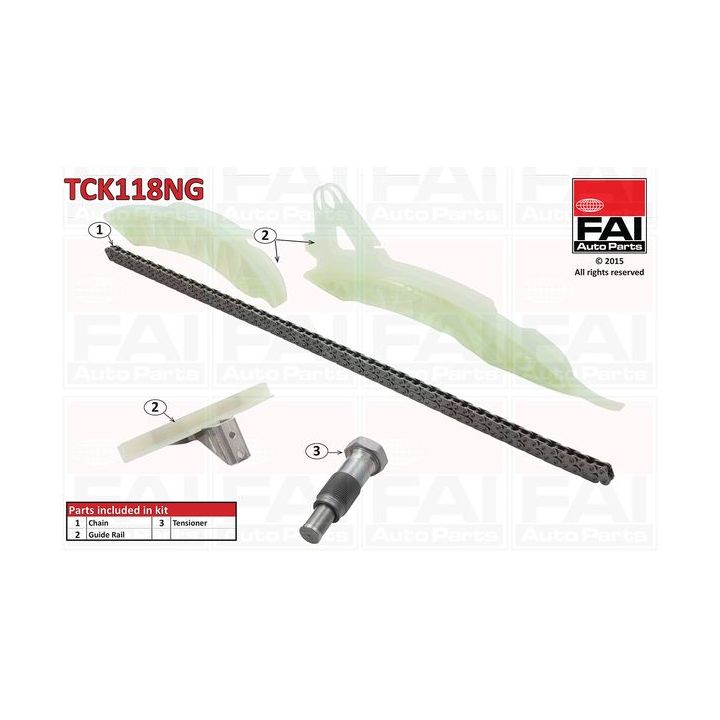 Paskirstymo grandinės komplektas FAI AutoParts TCK118NG