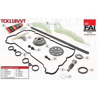 Paskirstymo grandinės komplektas FAI AutoParts TCK118VVT