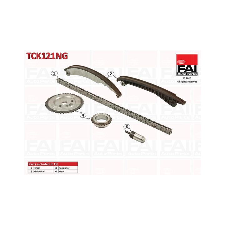 Paskirstymo grandinės komplektas FAI AutoParts TCK121NG