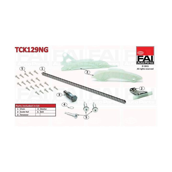 Paskirstymo grandinės komplektas FAI AutoParts TCK129NG