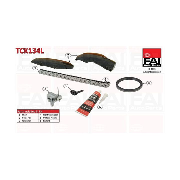 Paskirstymo grandinės komplektas FAI AutoParts TCK134L