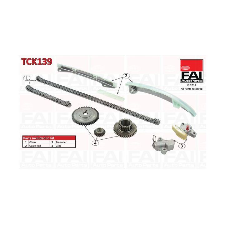 Paskirstymo grandinės komplektas FAI AutoParts TCK139
