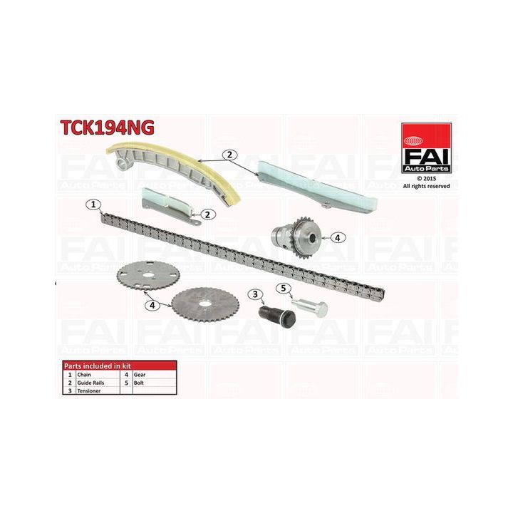 Paskirstymo grandinės komplektas FAI AutoParts TCK194NG