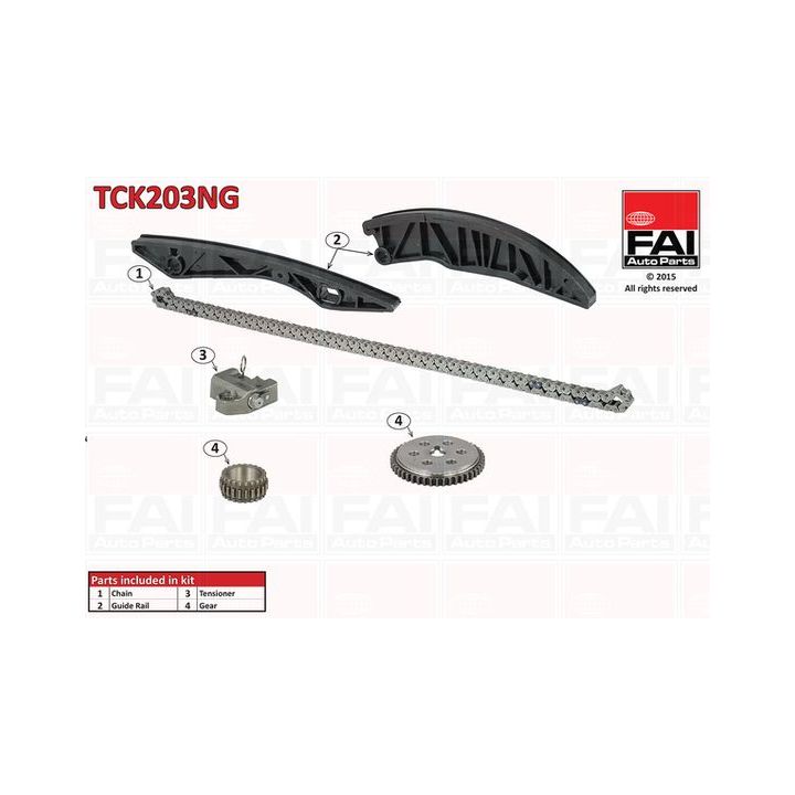 Paskirstymo grandinės komplektas FAI AutoParts TCK203NG