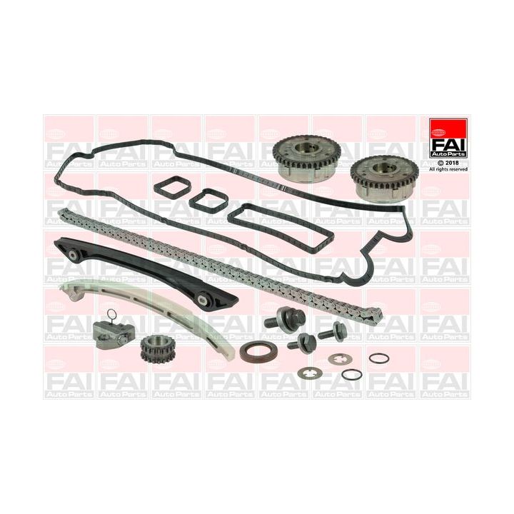 Paskirstymo grandinės komplektas FAI AutoParts TCK288LVVT