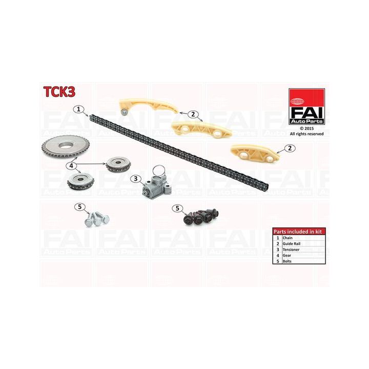 Paskirstymo grandinės komplektas FAI AutoParts TCK3