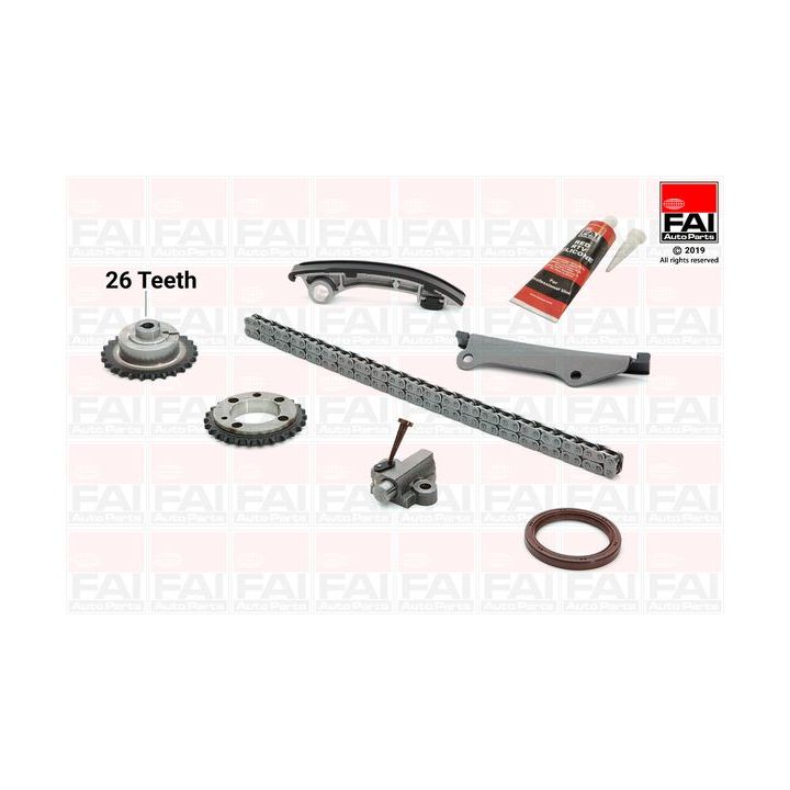 Paskirstymo grandinės komplektas FAI AutoParts TCK43