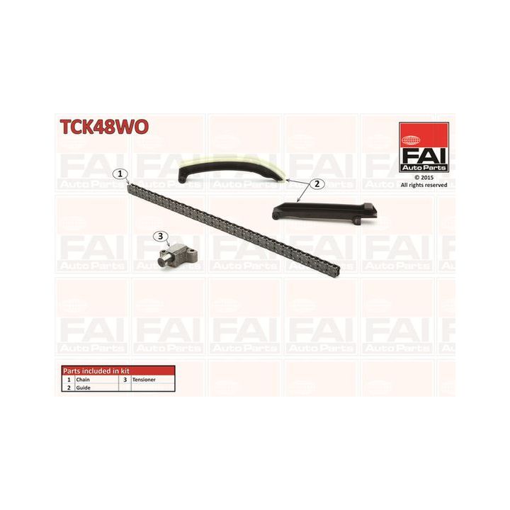 Paskirstymo grandinės komplektas FAI AutoParts TCK48WO