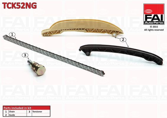 Paskirstymo grandinės komplektas FAI AutoParts TCK52NG