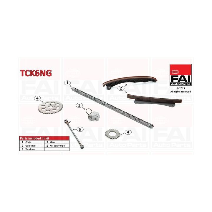 Paskirstymo grandinės komplektas FAI AutoParts TCK6NG