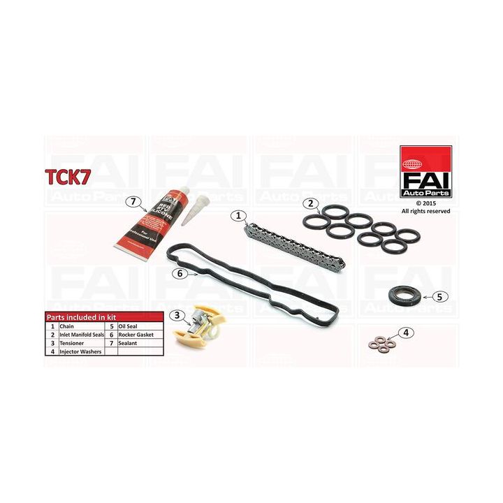 Paskirstymo grandinės komplektas FAI AutoParts TCK7
