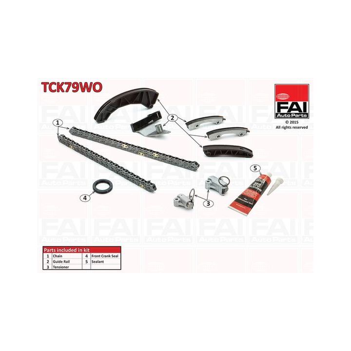 Paskirstymo grandinės komplektas FAI AutoParts TCK79WO