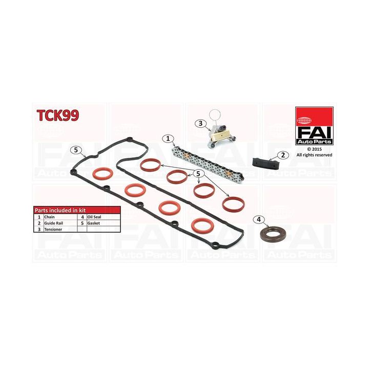 Paskirstymo grandinės komplektas FAI AutoParts TCK99