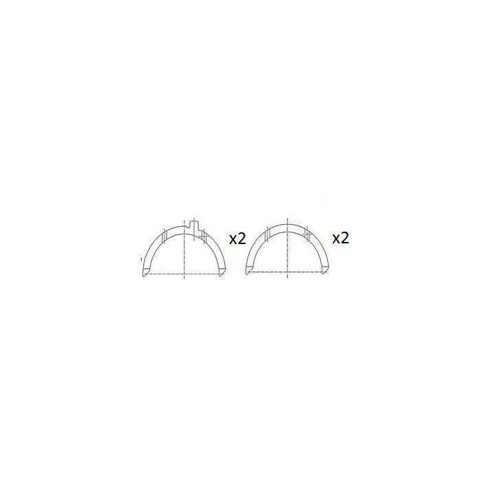Atraminis tarpiklis, alkūninis velenas FAI AutoParts BT3002-STD