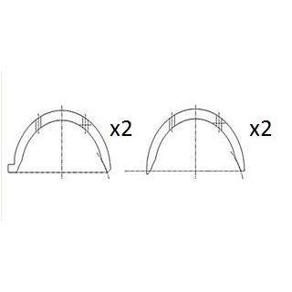 Atraminis tarpiklis, alkūninis velenas FAI AutoParts BT3012-STD