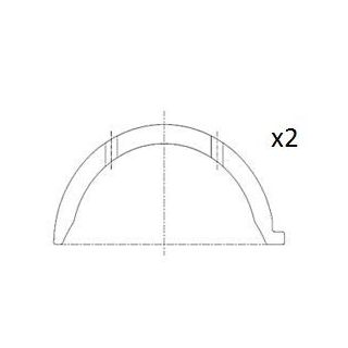 Atraminis tarpiklis, alkūninis velenas FAI AutoParts BT3014-STD
