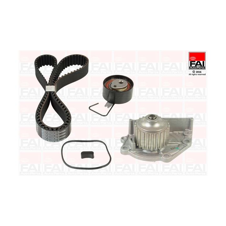 Vandens siurblio ir paskirstymo diržo komplektas FAI AutoParts TBK155-2743