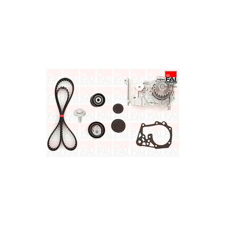 Vandens siurblio ir paskirstymo diržo komplektas FAI AutoParts TBK171-6286