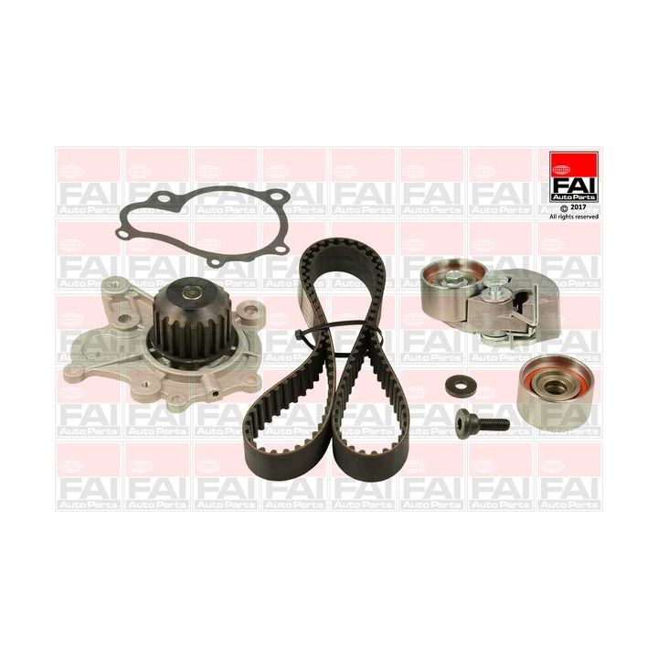 Vandens siurblio ir paskirstymo diržo komplektas FAI AutoParts TBK225-6528