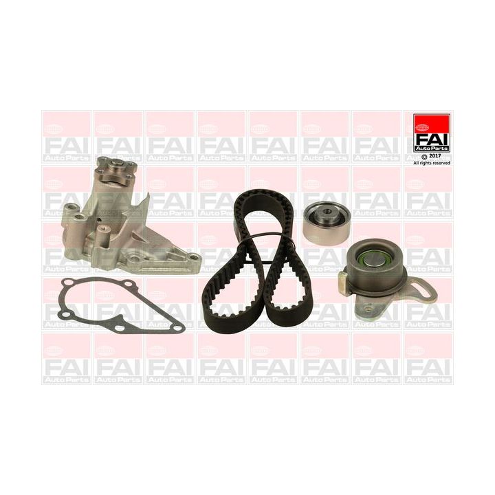 Vandens siurblio ir paskirstymo diržo komplektas FAI AutoParts TBK299-6268