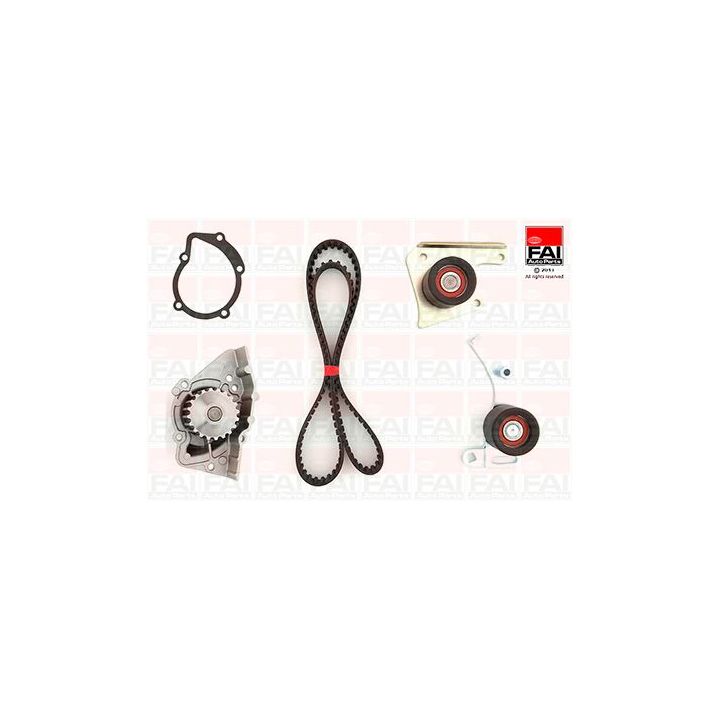 Vandens siurblio ir paskirstymo diržo komplektas FAI AutoParts TBK39-6083