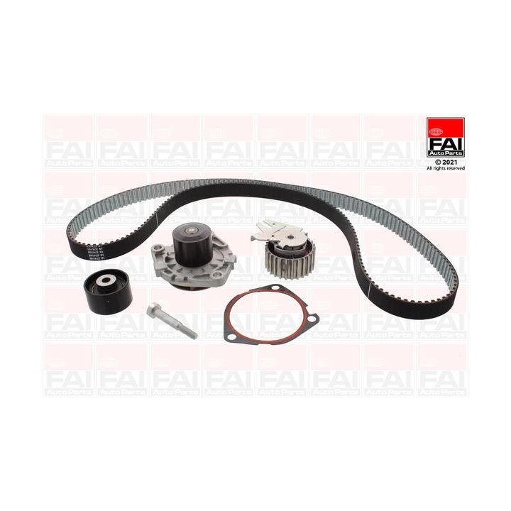 Vandens siurblio ir paskirstymo diržo komplektas FAI AutoParts TBK433-6332