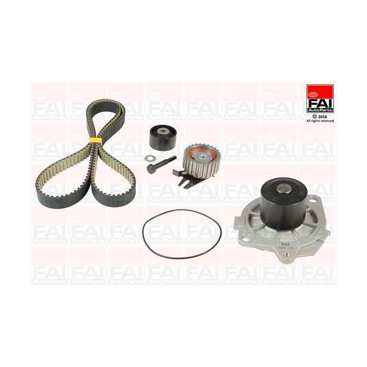 Vandens siurblio ir paskirstymo diržo komplektas FAI AutoParts TBK493-6228