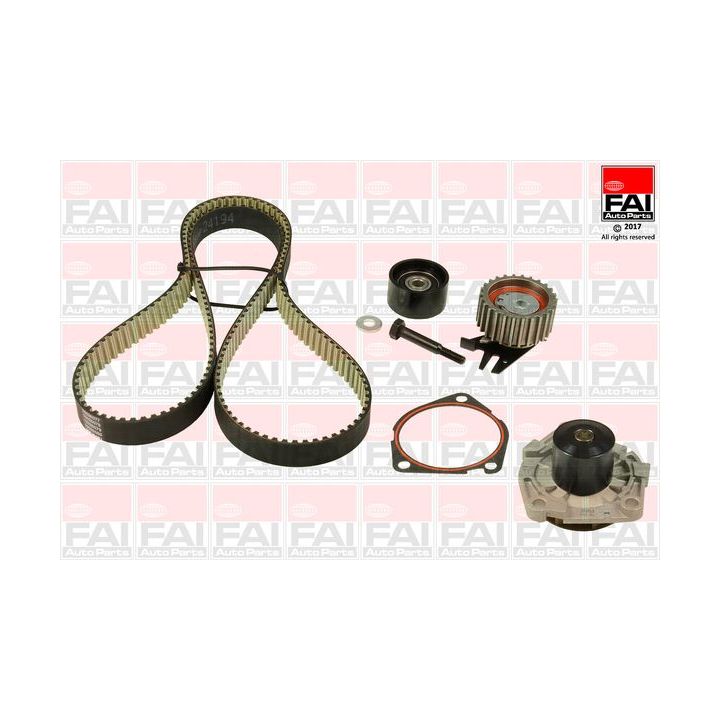 Vandens siurblio ir paskirstymo diržo komplektas FAI AutoParts TBK535-6332