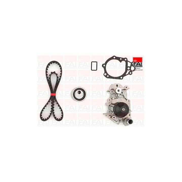 Vandens siurblio ir paskirstymo diržo komplektas FAI AutoParts TBK88-6124
