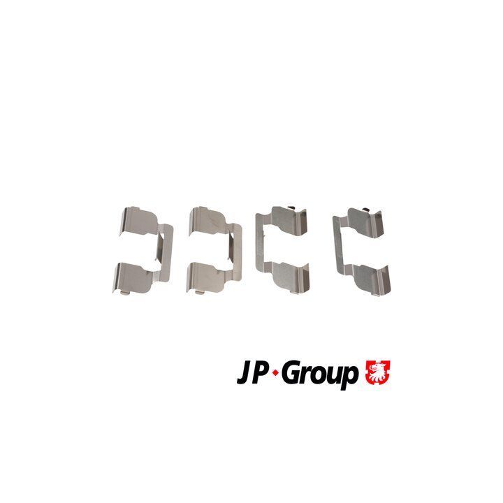 Priedų komplektas, diskinių stabdžių trinkelės JP GROUP 4364004210