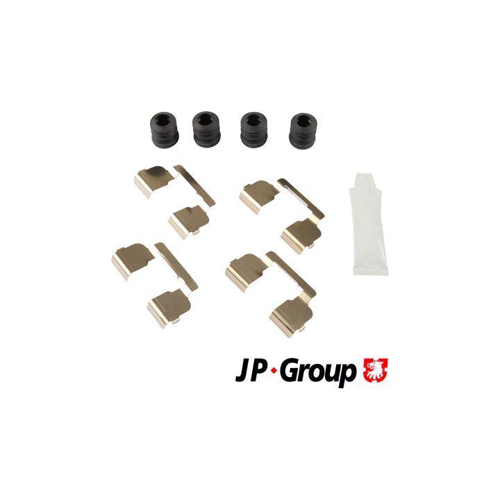 Priedų komplektas, diskinių stabdžių trinkelės JP GROUP 4364004310