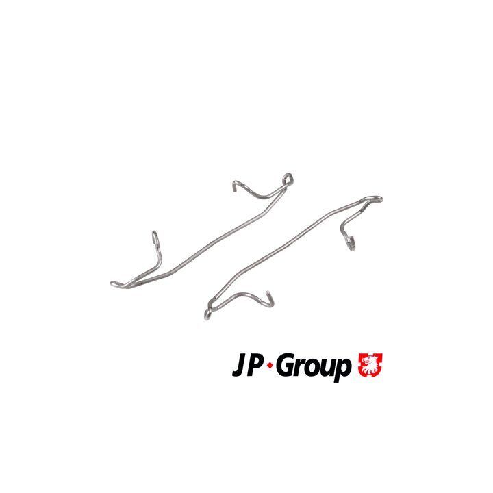 Priedų komplektas, diskinių stabdžių trinkelės JP GROUP 4964002610