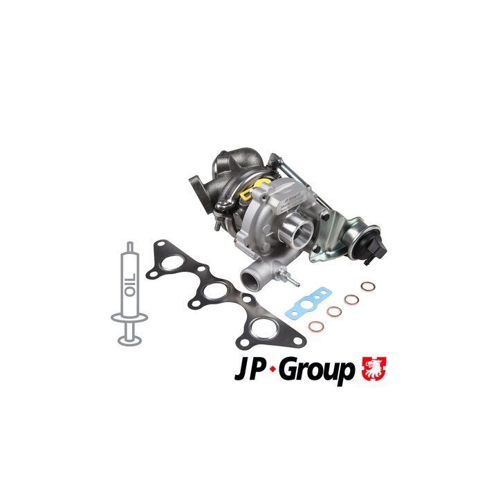 Kompresorius, įkrovimo sistema JP GROUP 6117400100