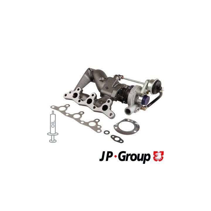 Kompresorius, įkrovimo sistema JP GROUP 6117400200