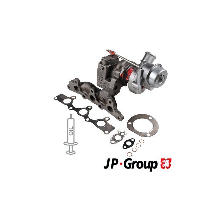 Kompresorius, įkrovimo sistema JP GROUP 6117400500