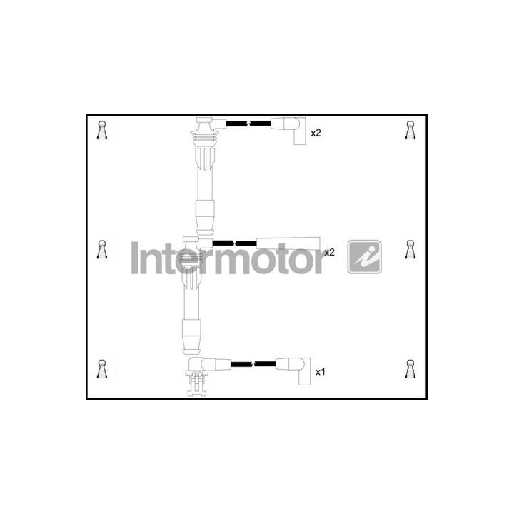 Uždegimo laido komplektas INTERMOTOR 73304