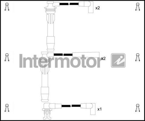 Uždegimo laido komplektas INTERMOTOR 73304