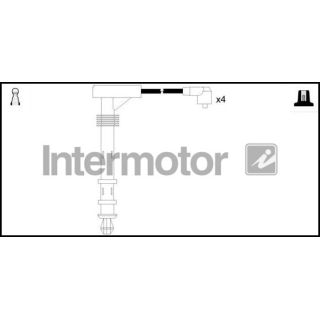 Uždegimo laido komplektas INTERMOTOR 73523