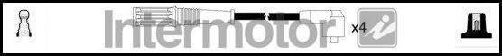 Uždegimo laido komplektas INTERMOTOR 73527