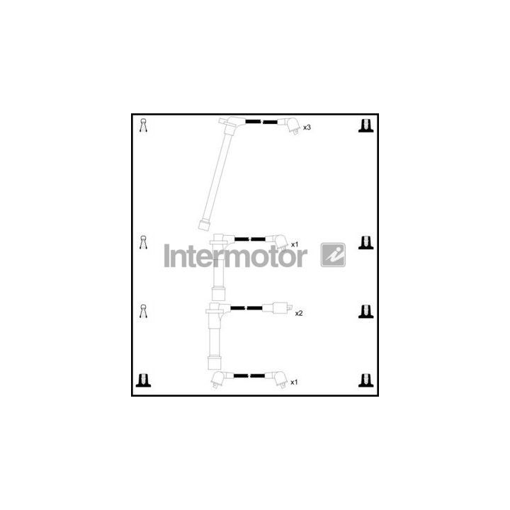 Uždegimo laido komplektas INTERMOTOR 73733