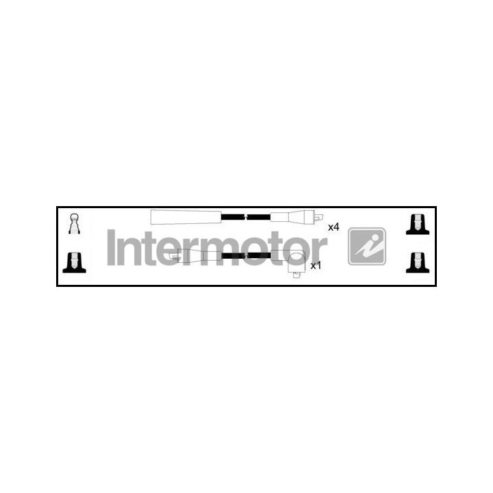 Uždegimo laido komplektas INTERMOTOR 76006