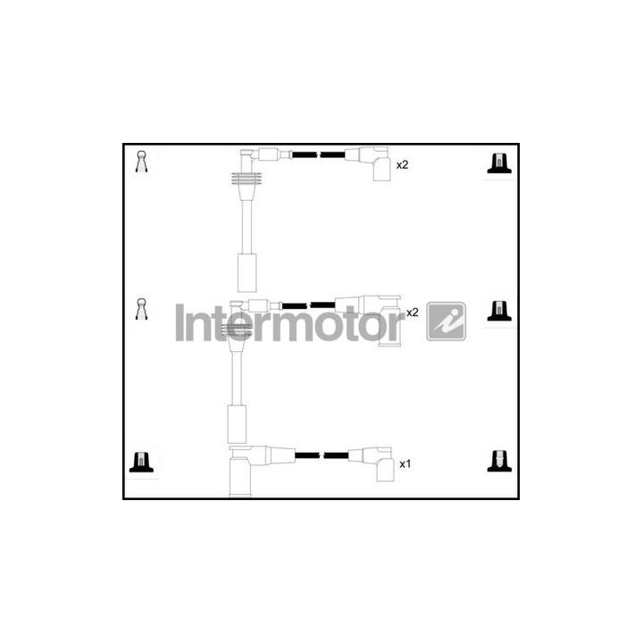 Uždegimo laido komplektas INTERMOTOR 76162