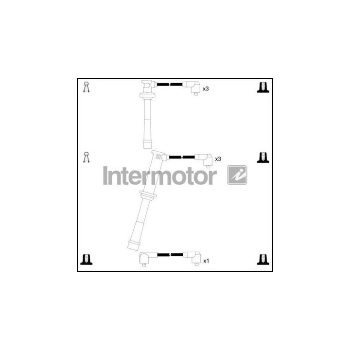 Uždegimo laido komplektas INTERMOTOR 76300