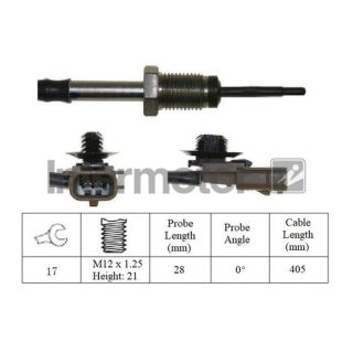 Jutiklis, išmetamųjų dujų temperatūra INTERMOTOR 27013