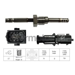 Jutiklis, išmetamųjų dujų temperatūra INTERMOTOR 27020