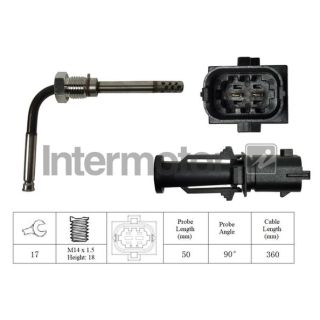 Jutiklis, išmetamųjų dujų temperatūra INTERMOTOR 27022