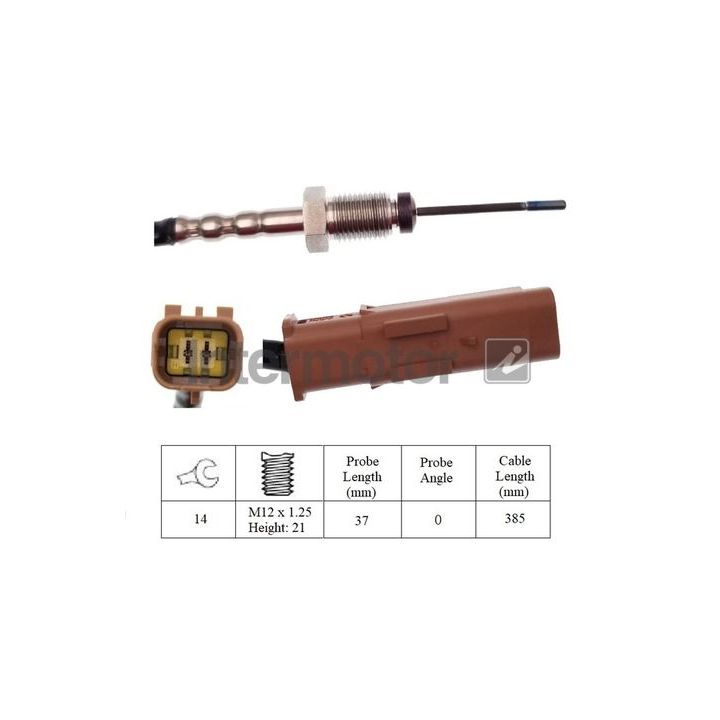 Jutiklis, išmetamųjų dujų temperatūra INTERMOTOR 27048
