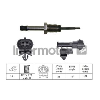 Jutiklis, išmetamųjų dujų temperatūra INTERMOTOR 27125